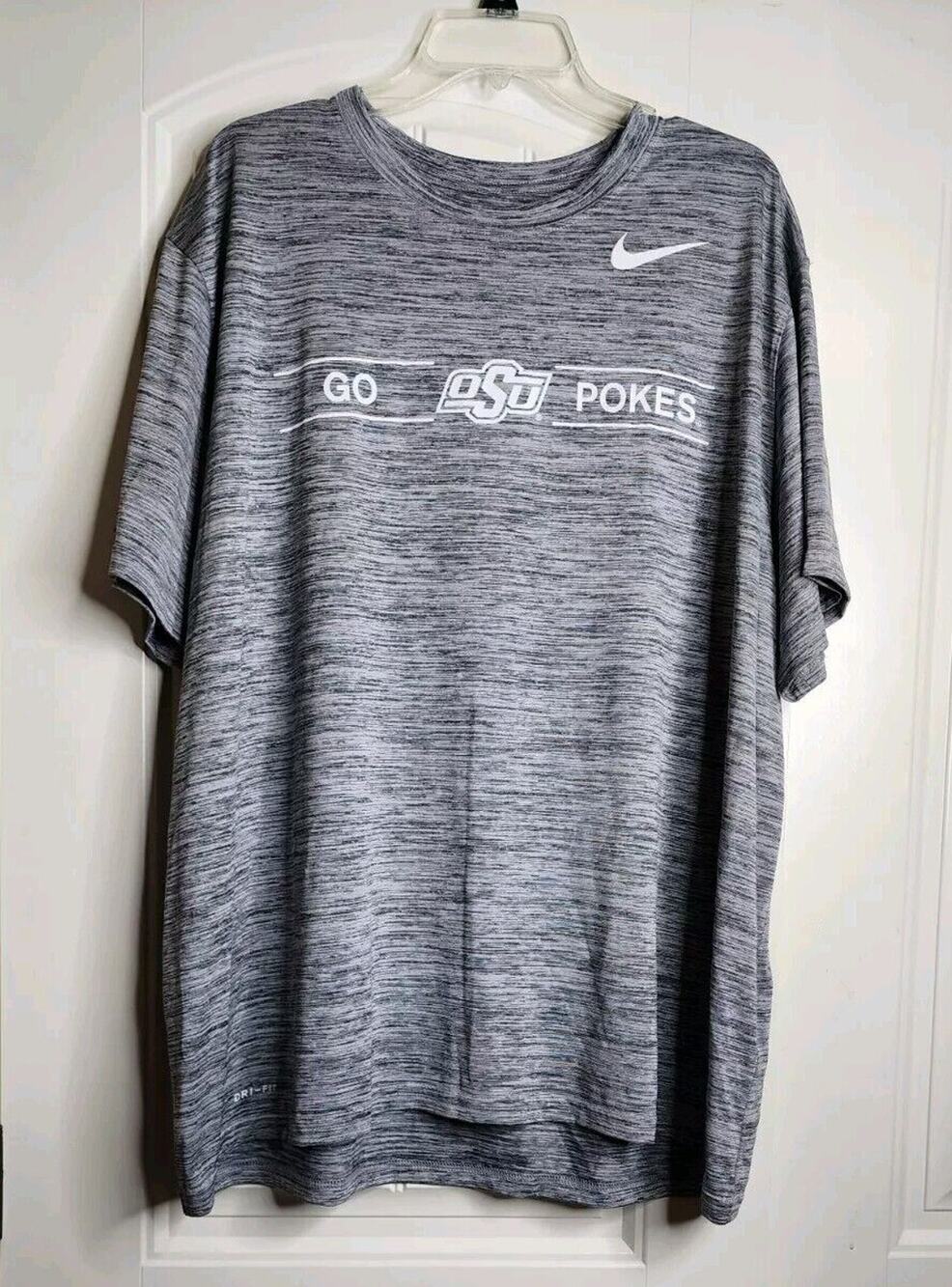 The Nike Tee 3XL Colab With OSU Cowboys Dri-Fit Mens Grey